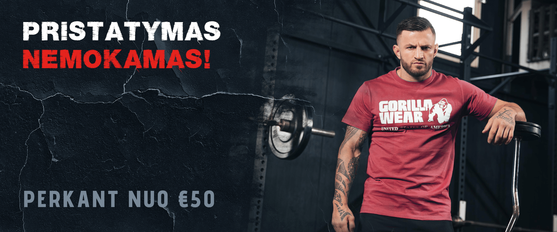 Nemokamas pristatymas perkant nuo €50!