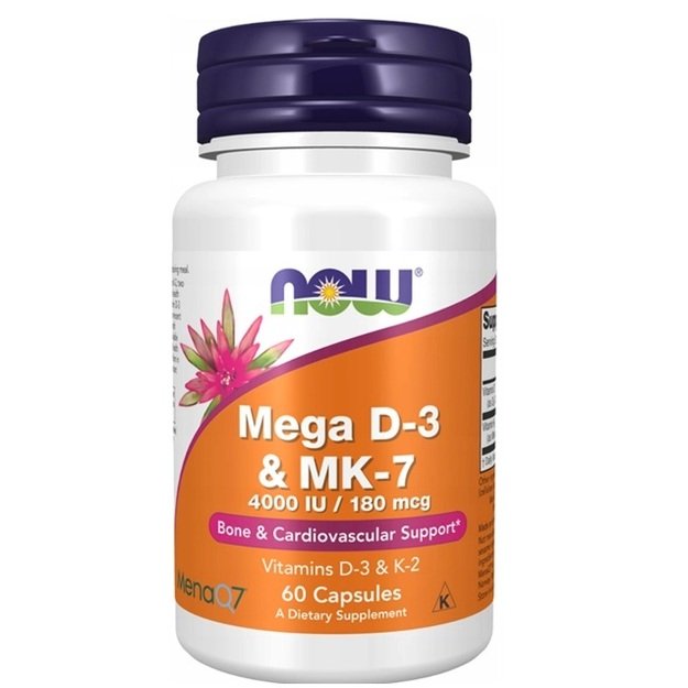 Now Foods Mega D3 & K2 60 vkaps