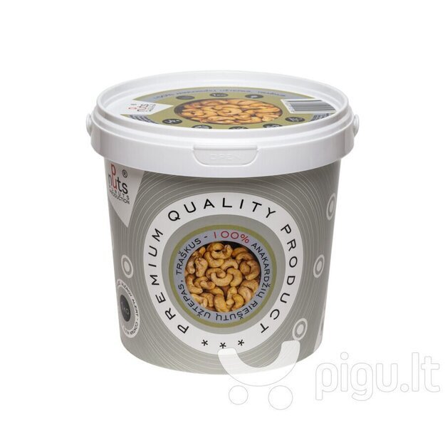 Punuts anakardžių riešutų užtepas 1kg Punuts anakardžių riešutų užtepas 1kg