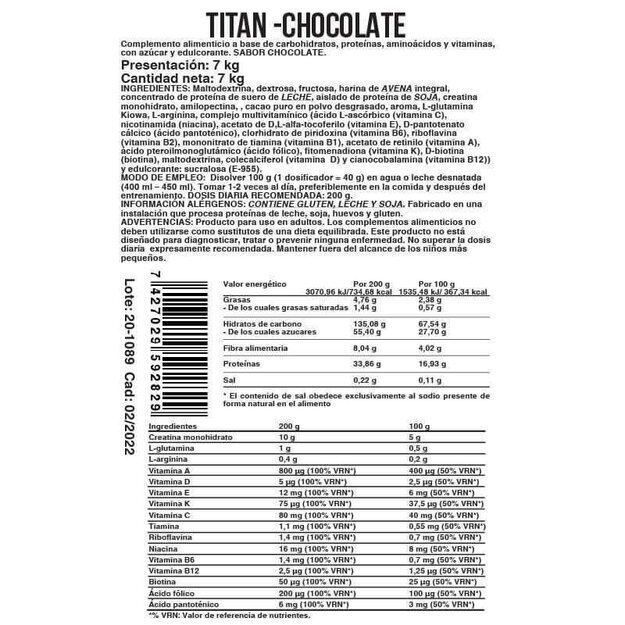 Life Pro Titan 7kg masės auginimui 3 Life Pro Titan 7kg masės auginimui 3