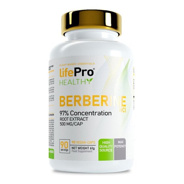 Life Pro Berberinas 500 mg 97% 90 kaps Life Pro Berberinas 500 mg 97% 90 kaps