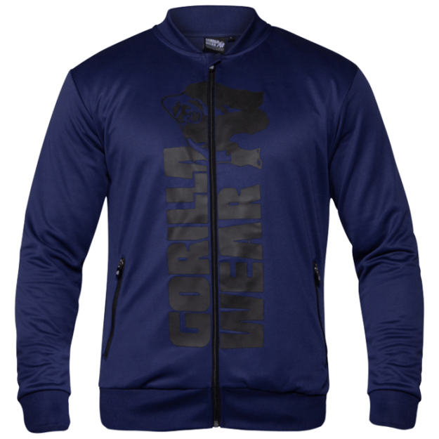 Gorilla Wear Ballinger Track Jacket - Navy Blue/Black