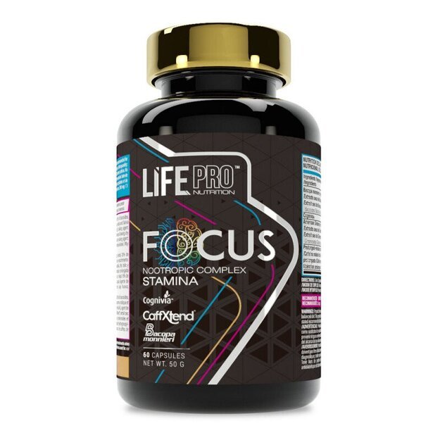 Life Pro Focus Nootropic Complex 60 Caps (susikaupimui) Life Pro Focus Nootropic Complex 60 Caps (susikaupimui)