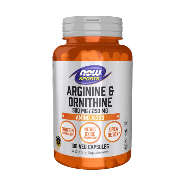 Now Arginine & Ornithine 100 veg kaps Now Arginine & Ornithine 100 veg kaps