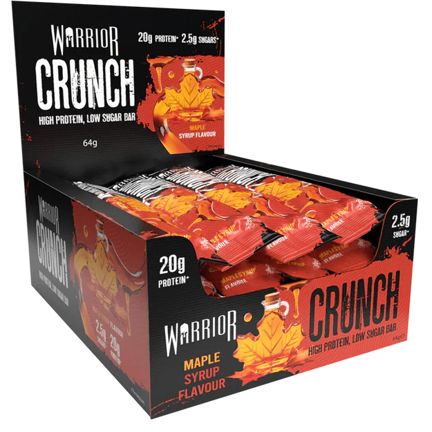 Warrior Crunch Bar 64g x12 vnt Maple Syrup Warrior Crunch Bar 64g x12 vnt Maple Syrup