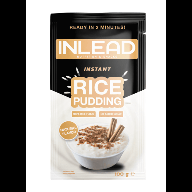 Inlead Instant Rice Pudding 12 vnt po 100 g Natural 2 Inlead Instant Rice Pudding 12 vnt po 100 g Natural 2