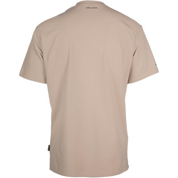 Gorilla Wear Dover Oversized T-Shirt - Beige