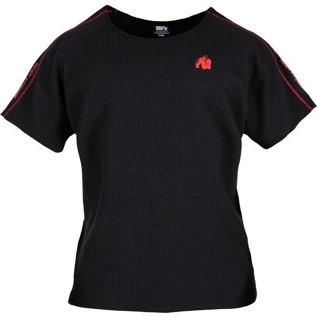 Gorilla Wear Buffalo Old School Workout Top - Black/Red