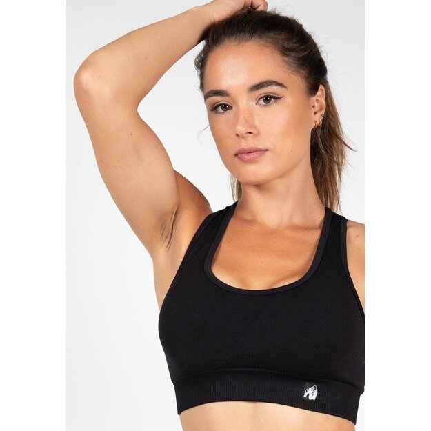 Gorilla Wear Yava Seamless Sports Bra - Black