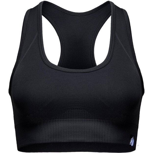 Gorilla Wear Yava Seamless Sports Bra - Black