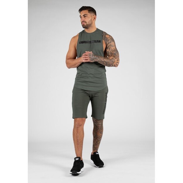 Gorilla Wear Milo Drop Armhole Tank Top - Green