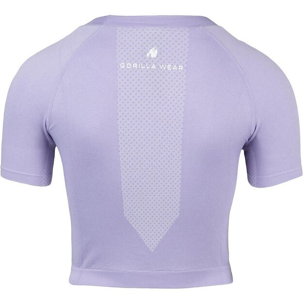 Gorilla Wear Selah Seamless Crop Top - Lilac