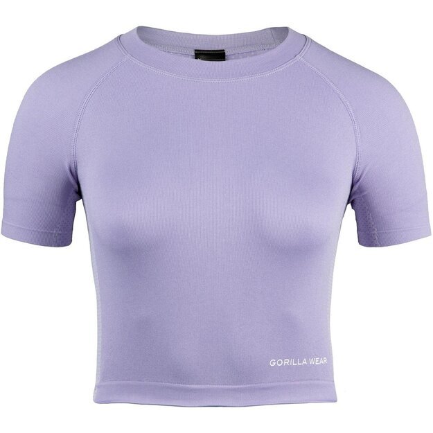 Gorilla Wear Selah Seamless Crop Top - Lilac