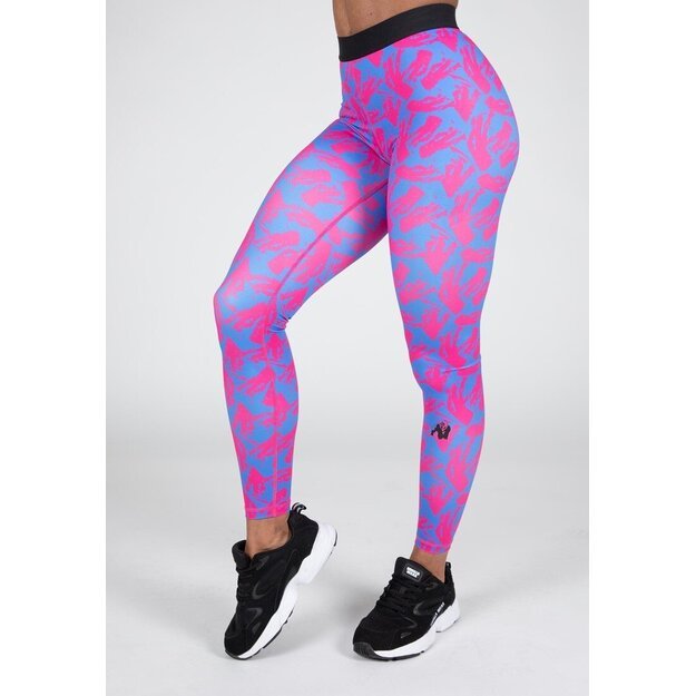 Gorilla Wear Colby Leggings - Blue/Pink