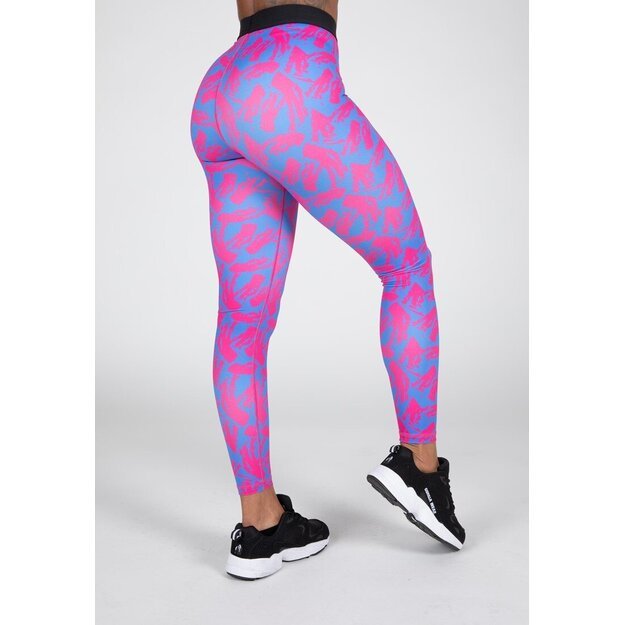 Gorilla Wear Colby Leggings - Blue/Pink