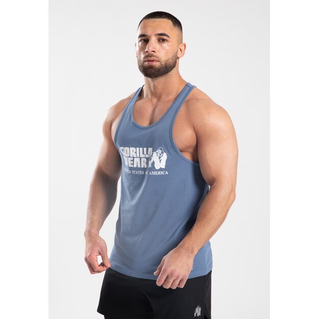Gorilla Wear Classic Tank Top - Coronet Blue 1