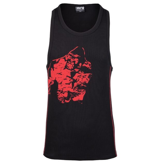 Gorilla Wear Monterey Tank Top - Black/Red