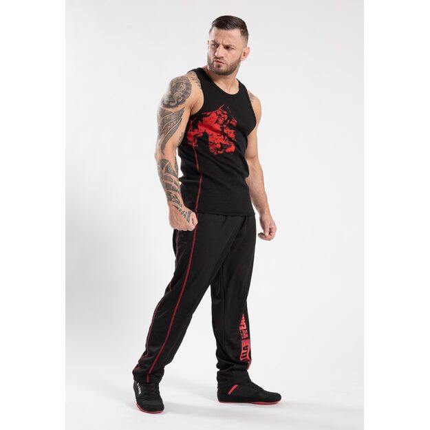 Gorilla Wear Monterey Tank Top - Black/Red