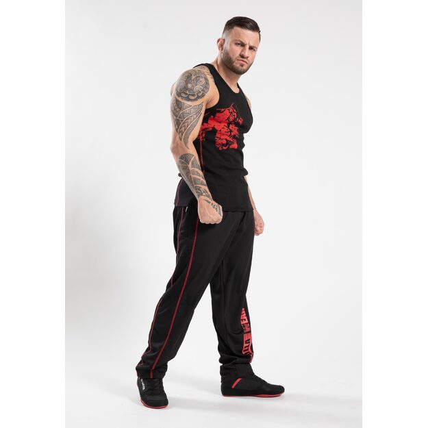 Gorilla Wear Monterey Tank Top - Black/Red