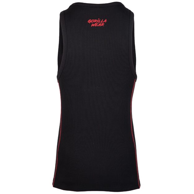 Gorilla Wear Monterey Tank Top - Black/Red