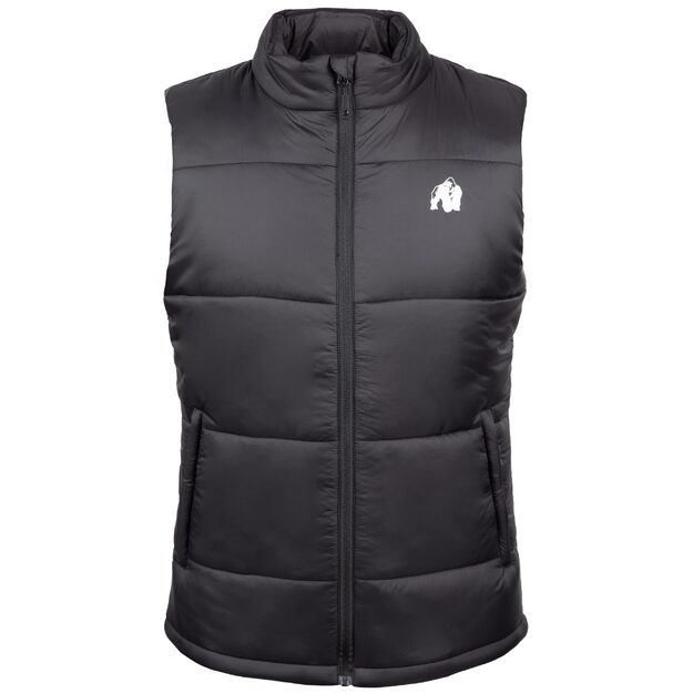 Gorilla Wear Irvine Puffer Vest - Black