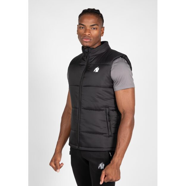 Gorilla Wear Irvine Puffer Vest - Black