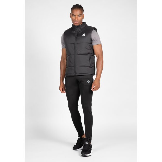 Gorilla Wear Irvine Puffer Vest - Black