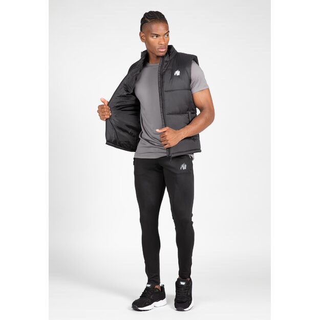 Gorilla Wear Irvine Puffer Vest - Black