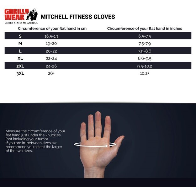 Gorilla Wear Mitchell Training Gloves - Black/Gray