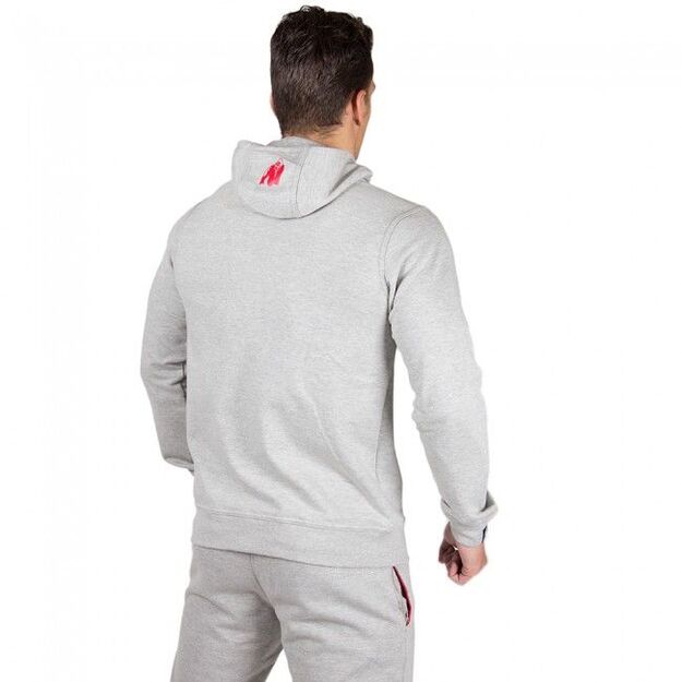 Gorilla Wear Classic Zipped Hoodie - Gray