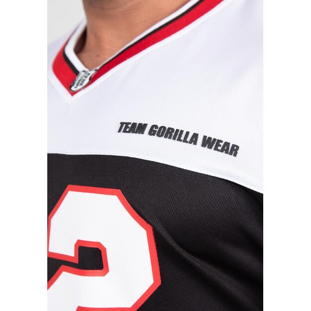 Gorilla Wear Trenton Football Jersey - Black/White