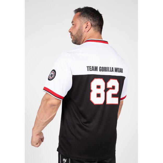 Gorilla Wear Trenton Football Jersey - Black/White