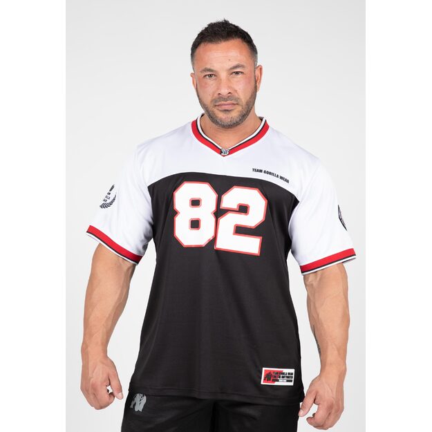 Gorilla Wear Trenton Football Jersey - Black/White