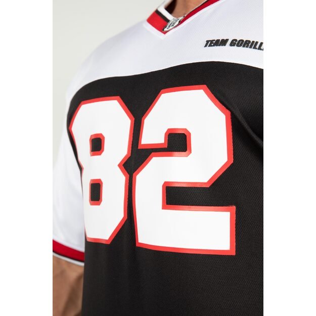 Gorilla Wear Trenton Football Jersey - Black/White