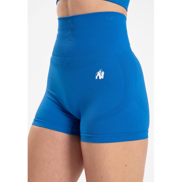 Gorilla Wear Olivia Seamless Shorts - Blue 1