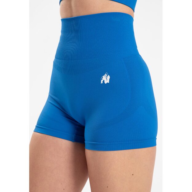 Gorilla Wear Olivia Seamless Shorts - Blue