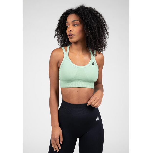 Gorilla Wear Whitney Seamless Sports Bra - Green 10