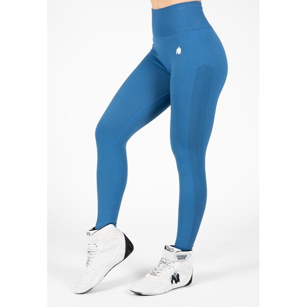 Gorilla Wear Hilton Seamless Leggings - Blue