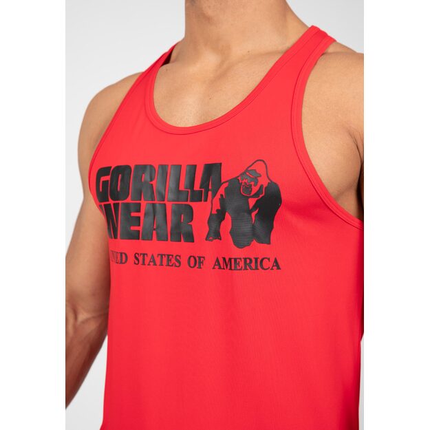Gorilla Wear Classic Training Tank Top - Red 7