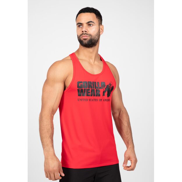 Gorilla Wear Classic Training Tank Top - Red 1