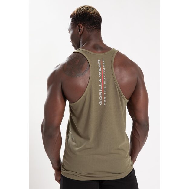 Gorilla Wear Lafayette Tank Top - Army Green 4