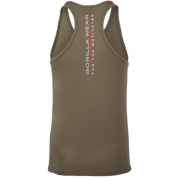 Gorilla Wear Lafayette Tank Top - Army Green 3