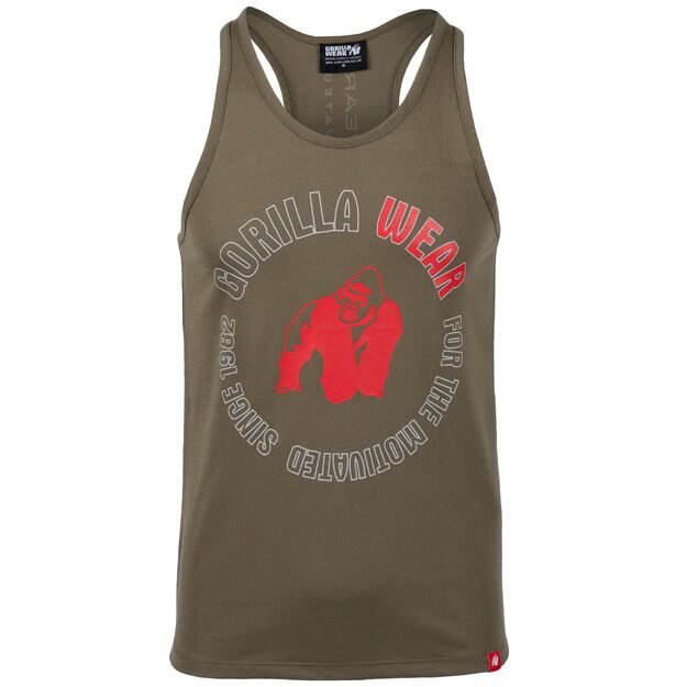 Gorilla Wear Lafayette Tank Top - Army Green 2