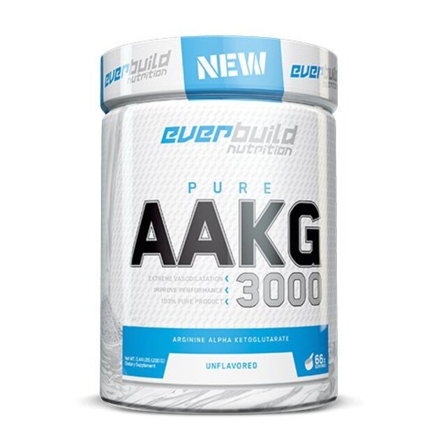 Everbuild Nutrition AAKG 3000 200g (argininas) Everbuild Nutrition AAKG 3000 200g (argininas)