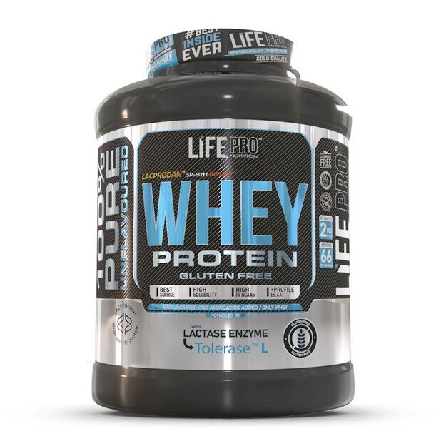 Life Pro Nutrition Whey 2kg New (be skonio-naturalus) 1 Life Pro Nutrition Whey 2kg New (be skonio-naturalus) 1
