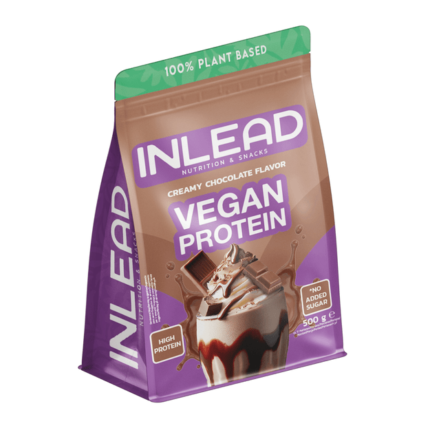 Inlead Vegan Protein 500g Creamy Chocolate  Inlead Vegan Protein 500g Creamy Chocolate