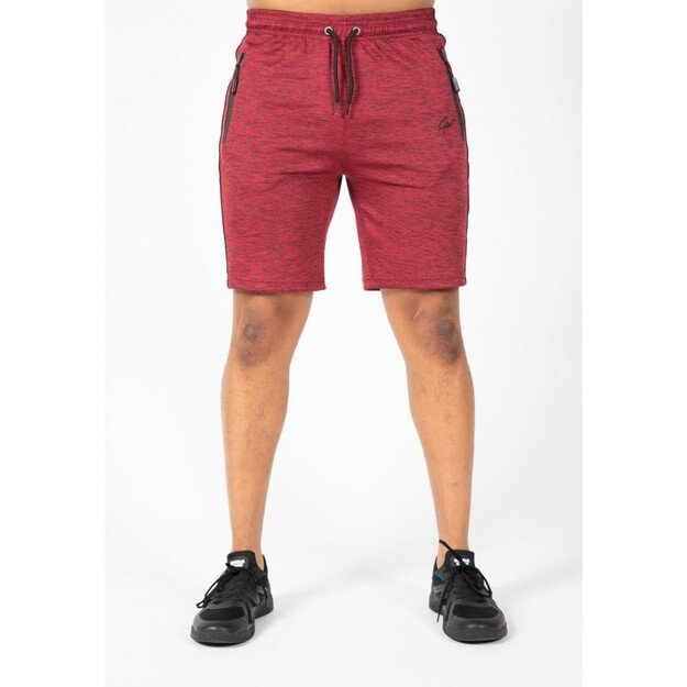 Gorilla Wear Wenden Track Shorts - Burgundy Red