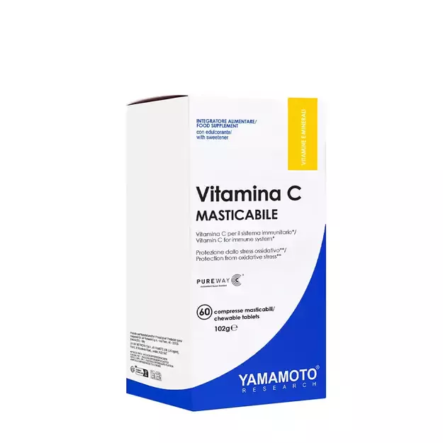 Yamamoto Nutrition Vitamin C 1000 mg 60 tabs (čiulpiamos tabletės) Yamamoto Nutrition Vitamin C 1000 mg 60 tabs (čiulpiamos tabletės)