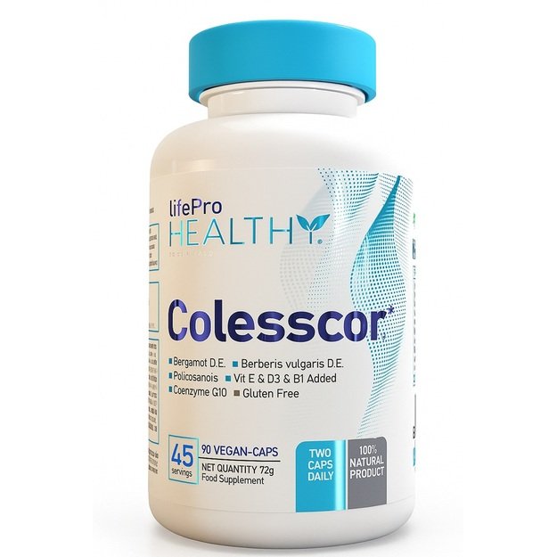 Life Pro Colesscor 90 v.kaps (cholesteroliui mažinti)