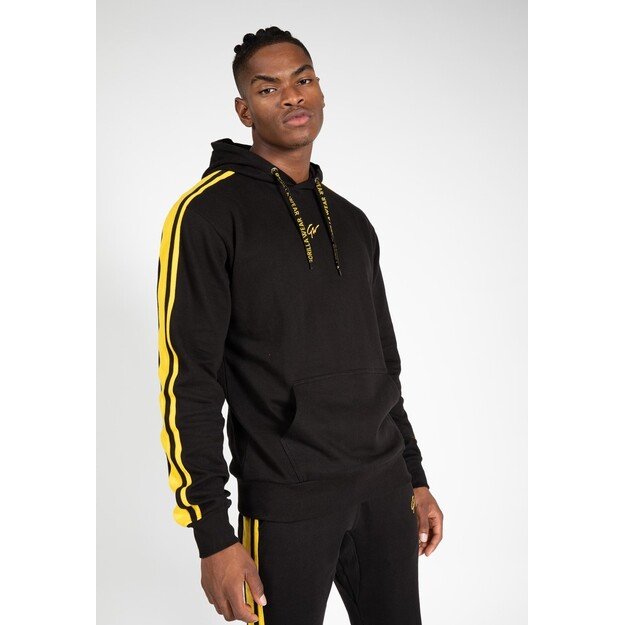 Gorilla Wear Banks Oversized Hoodie - Black/Yellow